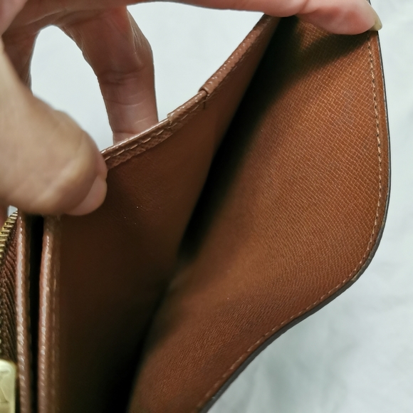 LOUIS VUITTON authentic monogram canvas medium flap wallet cardholder - Picture 10 of 10